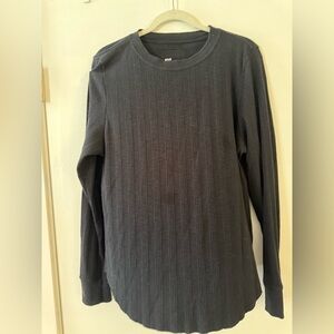 Aerie basic black laying shirt